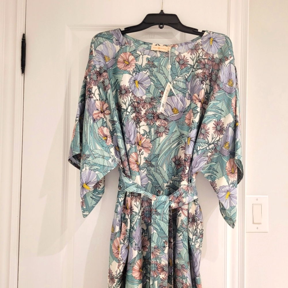 TORY BURCH silk komono style dress.